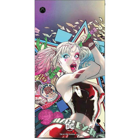 DC Comics Harley Quinn Action Pose XBox Series X Digital Edition Console Skin